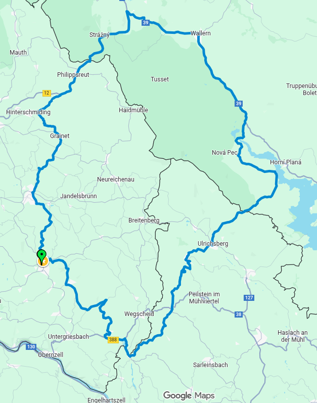 Google Maps Tourbild